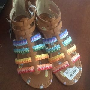 Colorful gladiator sandal